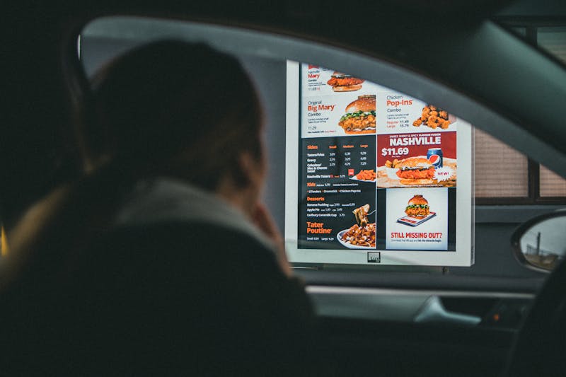 Church's Chicken restaurant interior